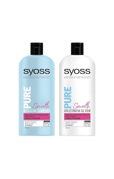 Syoss Pure Smooth Micellar Şampuan 500 ML + Ağırlaştırmayan Saç Kremi Syoss Pure Smooth Micellar Şampuan 500 ML + Ağırlaştırmayan Saç Kremi