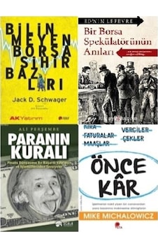 Borsa Kitapları: Paranın Kuralı - Borsa Sihirbazları -bir Borsa Spekülatörünün Anıları - Önce Kar Borsa Kitapları: Paranın Kuralı - Borsa Sihirbazları -bir Borsa Spekülatörünün Anıları - Önce Kar