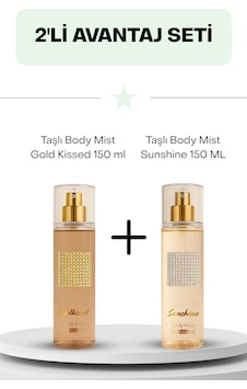 Taşlı Body Mist Gold Kissed X2 Taşlı Body Mist Gold Kissed X2