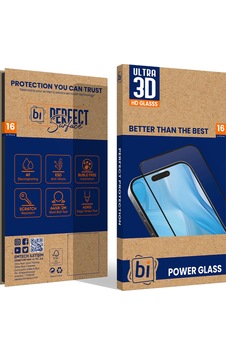 Bi 3d Power Glass Apple Uyumlu iPhone 16 Ekran Koruyucu Bi 3d Power Glass Apple Uyumlu iPhone 16 Ekran Koruyucu