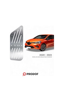 Renault Clio 5 Krom Ayak Dinlendirme Pedalı 2020 Ve 2023 Model Araçlar Için