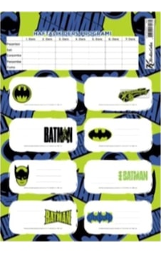 Keskin Color Batman Etiket 3 Sayfa 24 Adet - 2 Adet Çok Renkli Keskin Color Batman Etiket 3 Sayfa 24 Adet - 2 Adet Çok Renkli