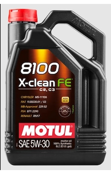 Motul 8100 X-Clean FE 5W-30 Sentetik Motor Yağı 5 L Motul 8100 X-Clean FE 5W-30 Sentetik Motor Yağı 5 L