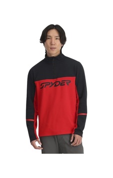 Spyder Spyder Speed Fleece 1/2 Zip Erkek Kırmızı İçlik Üst 5318 Kırmızı