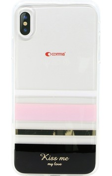 Comma Apple Uyumlu  iPhone Xs Max Taşlı Seri Arka Koruma Kılıf