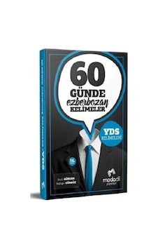 Modadil Yayınları 60 Günde Ezberbozan YDS Kelimeleri -  Modadil Yayınları
