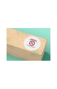 Dikkat Boğulma Tehlikesi Etiketi Yasaklı Yuvarlak Mat Çıkartma Round Sticker 3 Cm 100 Adet