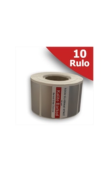 50x30 Silvermat Etiket | 10 Rulo Demirbaş Etiketi 50x30 Silvermat Etiket | 10 Rulo Demirbaş Etiketi