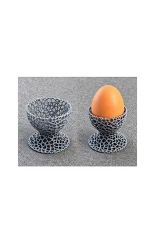Alvera 3d Collection 6'lı Dekoratif Yumurtalık Seti Modern Tasarım Yumurtalık 3d Baskı Kahvaltılık Yumurta Standı Renk Seçenekli Gri Alvera 3d Collection 6'lı Dekoratif Yumurtalık Seti Modern Tasarım Yumurtalık 3d Baskı Kahvaltılık Yumurta Standı Renk Seçenekli Gri
