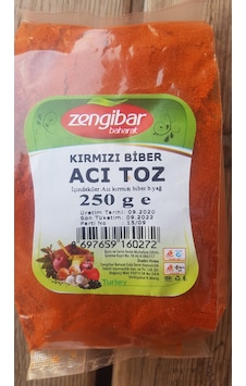 Zengibar Acı Toz Biber 250 G Zengibar Acı Toz Biber 250 G
