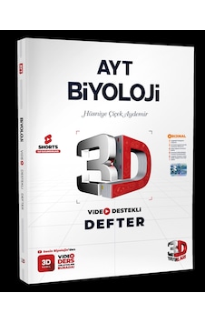 3d Ayt Biyoloji Defter Video Destekli 3d Ayt Biyoloji Defter Video Destekli