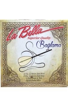 La Bella Strings Sbh-18 Kısa Sap Bağlama Teli 0.18 Profesyone La Bella Strings Sbh-18 Kısa Sap Bağlama Teli 0.18 Profesyone