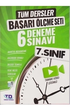 7. Sınıf Tüm Dersler Başarı Ölçme Seti 6 Deneme Sınavı / Kolektif 7. Sınıf Tüm Dersler Başarı Ölçme Seti 6 Deneme Sınavı / Kolektif