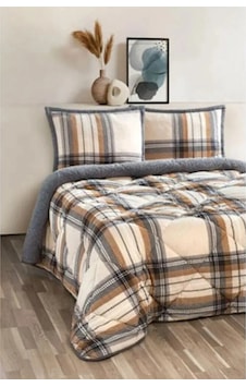 Comforter Çift Kişilik Yorgan Set Volenta Gri Renkli Comforter Çift Kişilik Yorgan Set Volenta Gri Renkli
