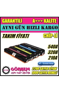Hp Cb540A Uyumlu Toner Takım Hp Cb540A Uyumlu Toner Takım