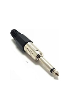 Hq Speed 6.3mm Mono Metal Gitar Jack Erkek Siyah (25 Adet) Hq Speed 6.3mm Mono Metal Gitar Jack Erkek Siyah (25 Adet)