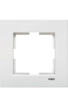 Viko Karre Tekli Çerçeve - Beyaz-122 Viko Karre Tekli Çerçeve - Beyaz-122