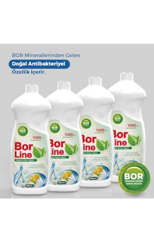 Borline Bor Katkılı Bulaşık Deterjanı 4 x 650 ML Borline Bor Katkılı Bulaşık Deterjanı 4 x 650 ML