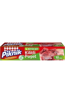 Gıda Ambalaj Kilitli Poşet Büyük 10'lu 1396 Çok Renkli Gıda Ambalaj Kilitli Poşet Büyük 10'lu 1396 Çok Renkli