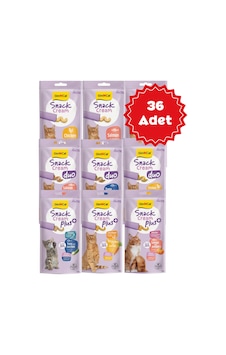 Gimcat Snack Cream Karışık Kedi Ödülü 6x15gr 36 Adet Gimcat Snack Cream Karışık Kedi Ödülü 6x15gr 36 Adet