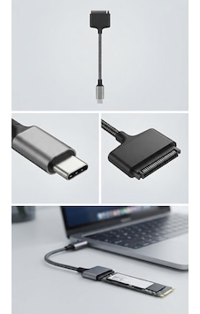M.2 Nvme / Sata Ssd - Hdd To Usb 3.1 Type-c Çevirici Dönüştürücü Adaptör Kablosu