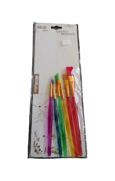 Neon Plus Artist Brushes Renkli Fırça Seti 6 Parça Çok Amaçlı Sanat Fırçaları Neon Plus Artist Brushes Renkli Fırça Seti 6 Parça Çok Amaçlı Sanat Fırçaları