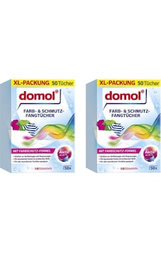Domol Renk Ayırıcı Mendil Çamaşır Makinesi Için 50'Li X 2 Adet Domol Renk Ayırıcı Mendil Çamaşır Makinesi Için 50'Li X 2 Adet