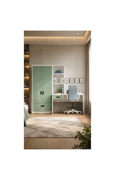 Tokyo Kitaplıklı Çalışma Masası Ve 2 Kapaklı Dolap Seti Beyaz Gövde Su Yeşili Kapak Su Yeşili - Beyaz - 887787959 Su Yeşili - Beyaz Tokyo Kitaplıklı Çalışma Masası Ve 2 Kapaklı Dolap Seti Beyaz Gövde Su Yeşili Kapak Su Yeşili - Beyaz - 887787959 Su Yeşili - Beyaz