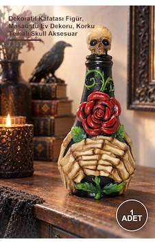 1 Adet Polyester Kurukafa Figürü Dekoratif Kafatası Figür, Masaüstü Ev Dekoru, Korku Temalı Skull Aksesuar 1 Adet Polyester Kurukafa Figürü Dekoratif Kafatası Figür, Masaüstü Ev Dekoru, Korku Temalı Skull Aksesuar