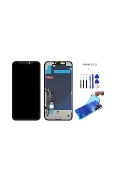 Apple Uyumlu iPhone 11 Lcd Ekran Dokunmatik -a- Kalite Jk Marka + Tamir Seti + Toz Bantı Apple Uyumlu iPhone 11 Lcd Ekran Dokunmatik -a- Kalite Jk Marka + Tamir Seti + Toz Bantı