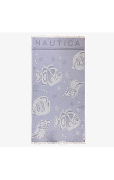 Nautica Unisex Lacivert Desenli Havlu Desenli N65tw03t