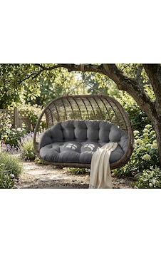 Çift Kişilik Salıncak Minderi Sadece Minder 60x120 Cm Oturma Açık Gri Çift Kişilik Salıncak Minderi Sadece Minder 60x120 Cm Oturma Açık Gri