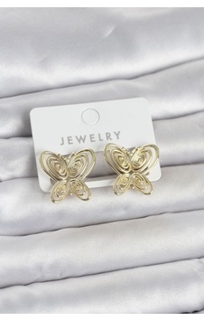 Füsun Küpesi Model Gold Renk Kelebek Model Pirinç Kadın Küpe Çok Renkli 49273715 Füsun Küpesi Model Gold Renk Kelebek Model Pirinç Kadın Küpe Çok Renkli 49273715