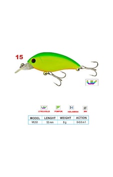 Wily Coupe Cl:15 53mm 8gr 0-0.8m F Standart Wily Coupe Cl:15 53mm 8gr 0-0.8m F Standart