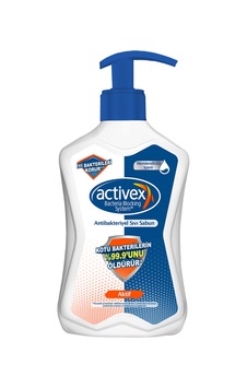 Activex Aktif Antibakteriyel Sıvı Sabun 500 Ml 5 Adet Activex Aktif Antibakteriyel Sıvı Sabun 500 Ml 5 Adet