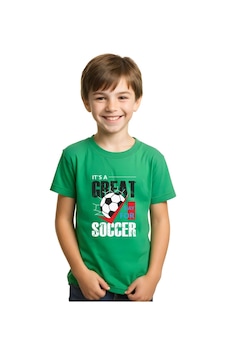 Panios Kids Unisexs Çocuk Baskılı Kısa Kollu T-shirt Yeşil Panios Kids Unisexs Çocuk Baskılı Kısa Kollu T-shirt Yeşil