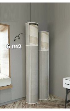 Hava Geçiren Özellikli Pvc Pencereli Halı Kılıfı Hurcu 00661 6 M2 Lisinya Çok Renkli
