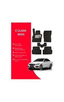 C-class W205 2014-2022 Uyumlu Hücreli Yüzey Eva Paspas Seti Paspas Takımı Siyah Yüzey C-class W205 2014-2022 Uyumlu Hücreli Yüzey Eva Paspas Seti Paspas Takımı Siyah Yüzey