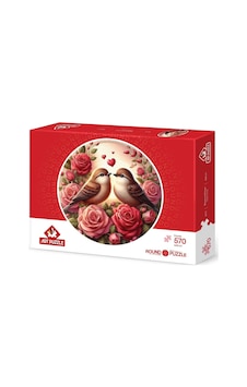 Güller Ve Aşk 570 Parça Round Puzzle Güller Ve Aşk 570 Parça Round Puzzle
