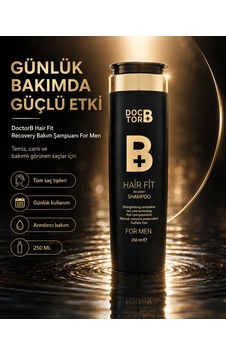 DoctorB Hair Fit Man Bakım Şampuan 250 ML DoctorB Hair Fit Man Bakım Şampuan 250 ML