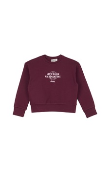 Jeep Bordo Kız Çocuk Baskılı Sweatshirt J6wg-swt7527 Jeep Bordo Kız Çocuk Baskılı Sweatshirt J6wg-swt7527