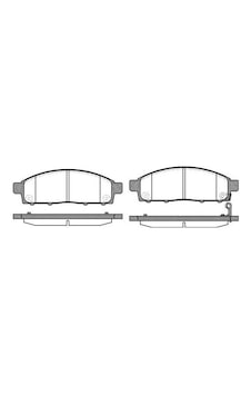 Mga 55296 Balata Fren Ön-mitsubishi L200 Cr 2.5 Dı-d 06-l200 Su 2.4 Dı-d 15-fullback Pick-up 16- 4605a198 Mga 55296 Balata Fren Ön-mitsubishi L200 Cr 2.5 Dı-d 06-l200 Su 2.4 Dı-d 15-fullback Pick-up 16- 4605a198