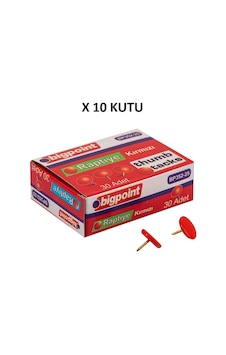 Bigpoint Renkli Raptiye Kırmızı X 10 Kutu Bigpoint Renkli Raptiye Kırmızı X 10 Kutu