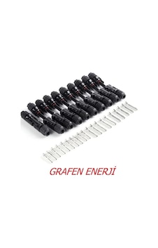 Mc4 Solar Pv Konnektör Connector Set 10 Adet Erkek Ve Dişi Set