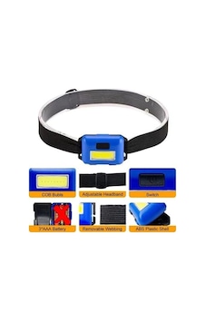 Headlamp T-89 3 Watt Cob Ledli Aaa Pilli Mini Kafa Lambası Feneri Çok renkli Headlamp T-89 3 Watt Cob Ledli Aaa Pilli Mini Kafa Lambası Feneri Çok renkli