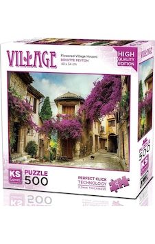 Ks Games 500 Parça Çiçekli Köy Evleri Puzzle Ks Games 500 Parça Çiçekli Köy Evleri Puzzle