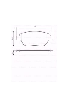 Peugeot 207 1.6 Hdi 110 2006-2013 Bosch Ön Fren Balatası Peugeot 207 1.6 Hdi 110 2006-2013 Bosch Ön Fren Balatası