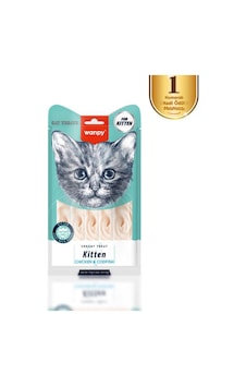 Wanpy Tavuklu & Morinalı Yavru Kedi Krema Ödülü 5 14 Gr Wanpy Tavuklu & Morinalı Yavru Kedi Krema Ödülü 5 14 Gr