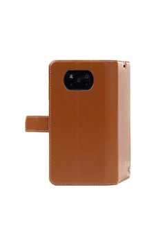 Zore Vivo Y20s Kılıf Ogaa Kar Deluxe Kapaklı Kılıf - Kahverengi Zore Vivo Y20s Kılıf Ogaa Kar Deluxe Kapaklı Kılıf - Kahverengi