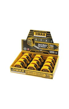 3 M Çelik Şerit Metre 16 Mm Otomatik Kilit 1 Adet Standart 3 M Çelik Şerit Metre 16 Mm Otomatik Kilit 1 Adet Standart